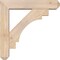 Ekena Millwork Merced Craftsman Smooth Bracket w/ Offset Brace, Douglas Fir, 5 1/2"W x 24"D x 24"H BKT0604X24X24MRC04SDF - alternate 4
